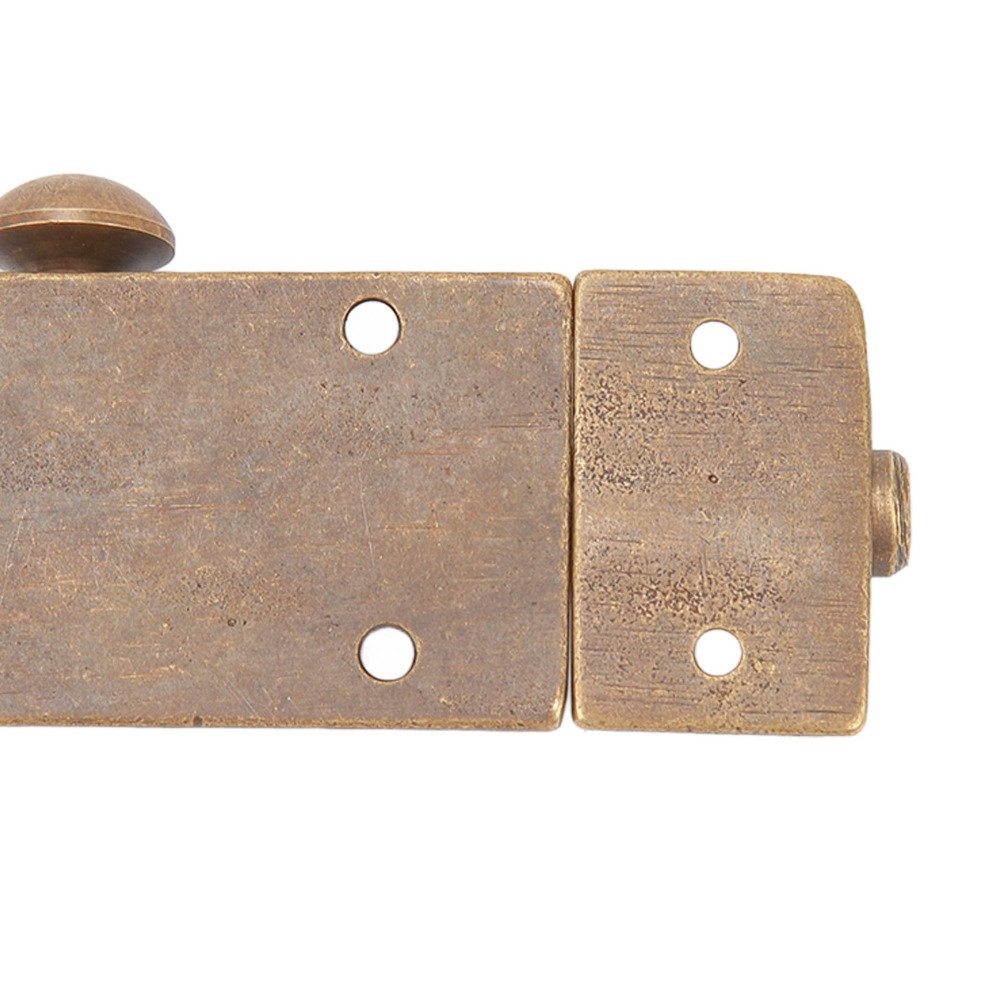 Barrel Bolt Slide - Loquet de sécurité vintage en laiton