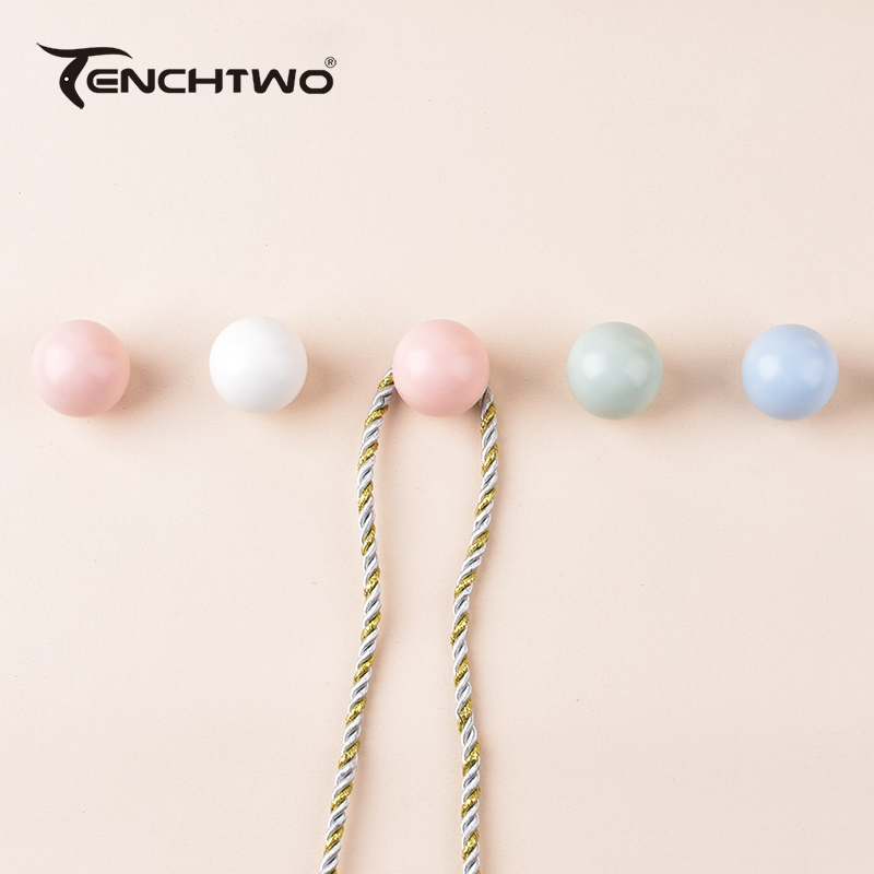 Furniture Joint Hardware - Crochet rond en céramique, crochet de