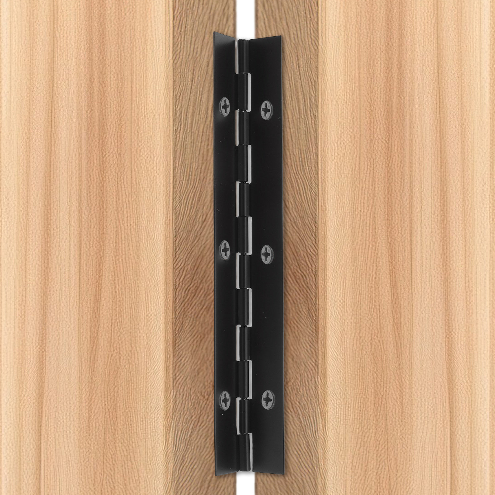 Piano Hinge Continuous - 1 jeu de charnières continues noires