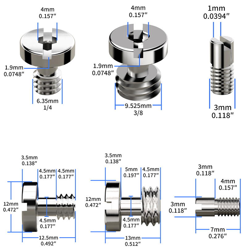 Cam Lock Nut - Vis pour appareil photo DSLR, écrous