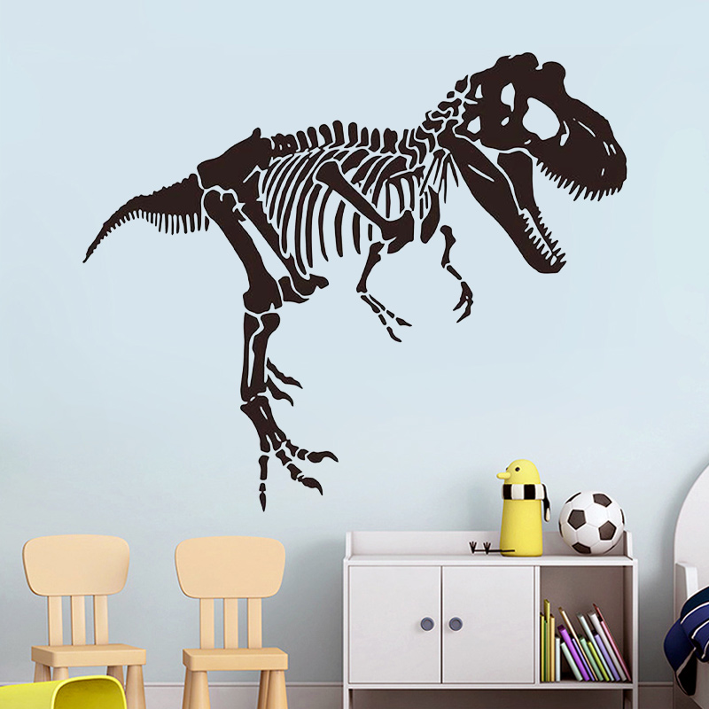 Furniture Paradise & Hardware Ghaziabad - Autocollant mural dinosaure squelette T-Rex en