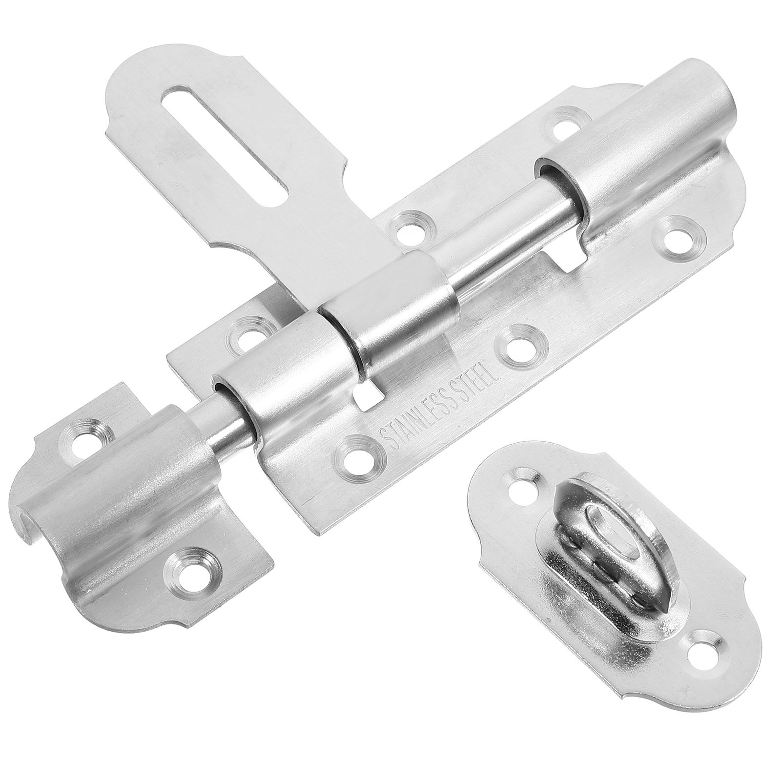 Barrel Bolt Slide - Loquet à glissière en acier inoxydable,