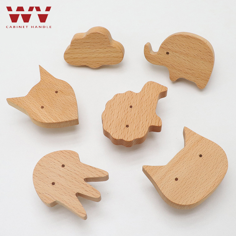 WV Foy-Porte en bois animal mi - Furniture Hardware Drawer Pulls avis et prix