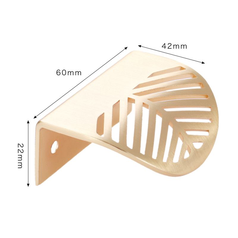 Poignée en Forme de Feuille Do - Furniture Hardware Gold avis et prix