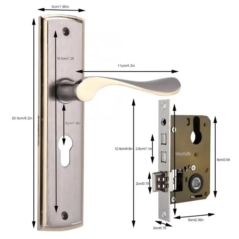 Serrure de poignée de porte do - Furniture Hardware Gold avis et prix