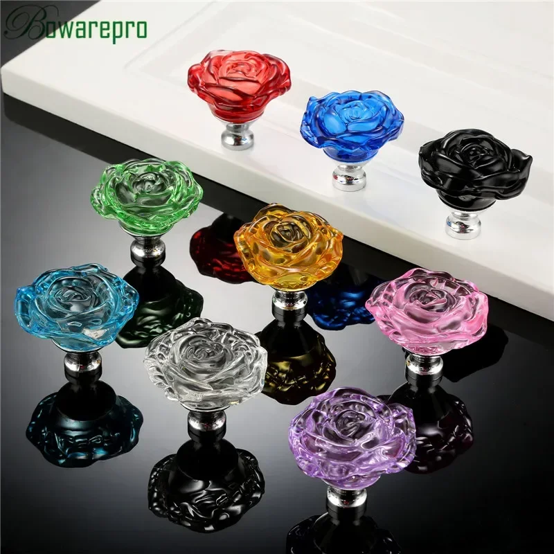 Bowarepro 50MM cristal Rose ve - Furniture Hardware Drawer Pulls avis et prix