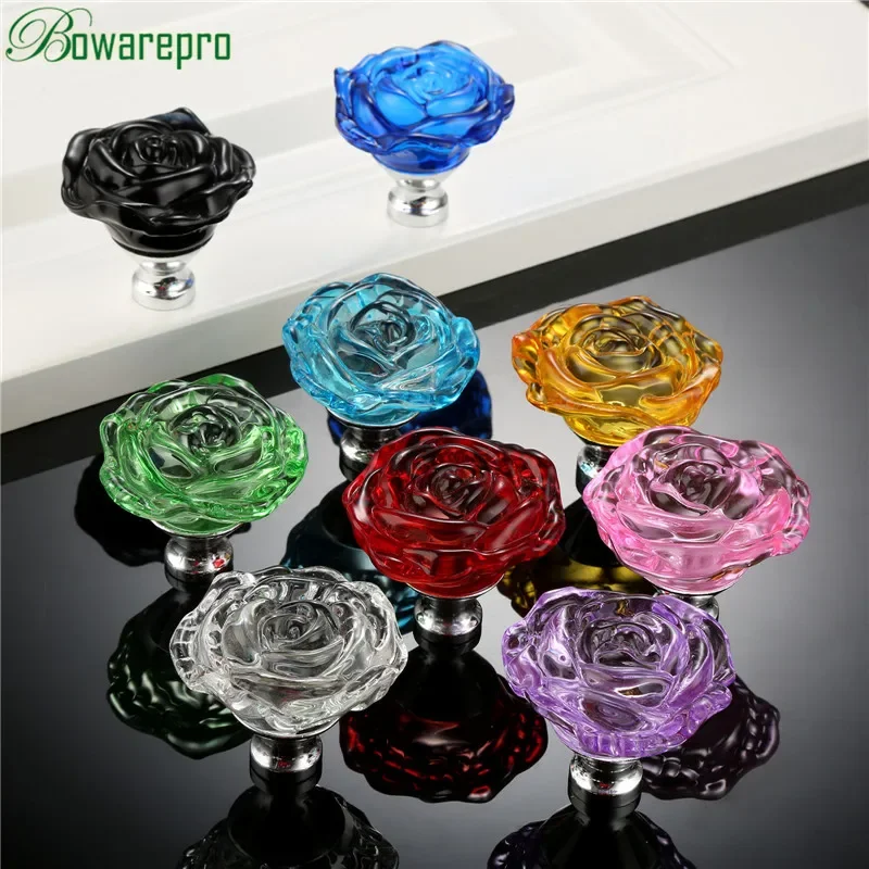 Bowarepro 50MM cristal Rose ve - Furniture Hardware Drawer Pulls avis et prix