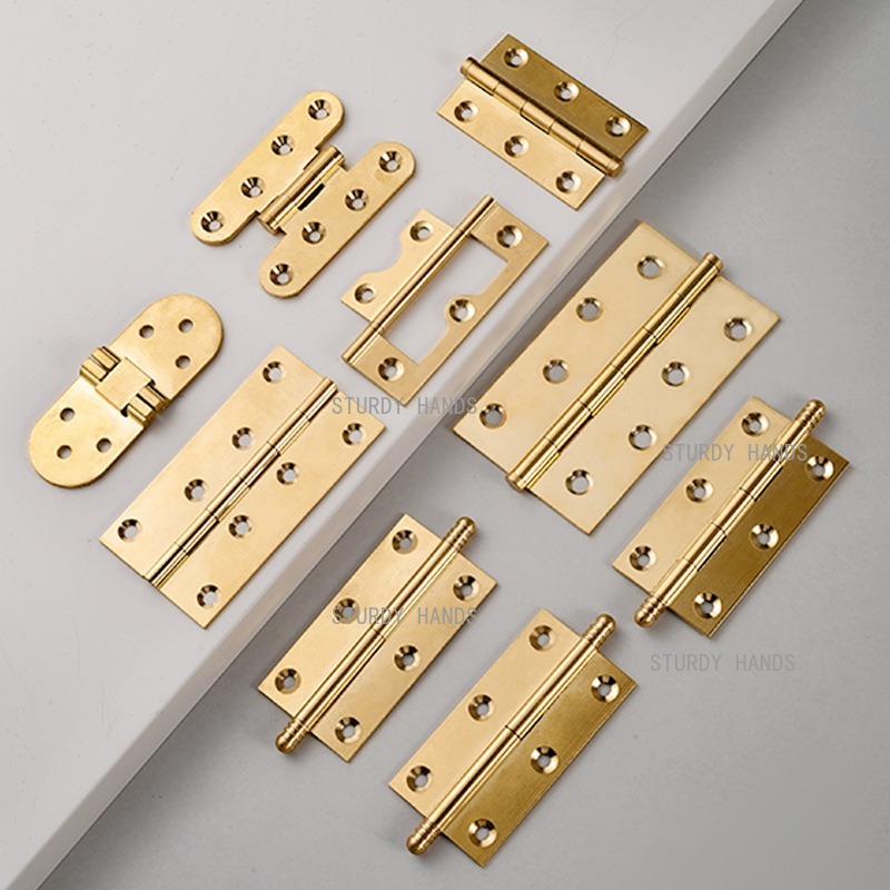 10 charnières en laiton dorées - Furniture Hardware Gold avis et prix