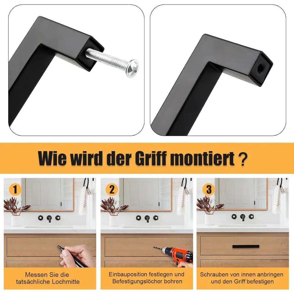 6/18 pièces en acier inoxydabl - Furniture Hardware Drawer Pulls avis et prix