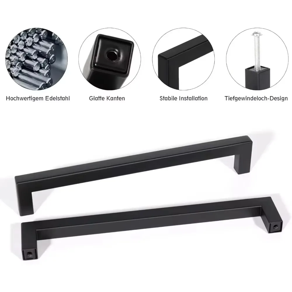 6/18 pièces en acier inoxydabl - Furniture Hardware Drawer Pulls avis et prix